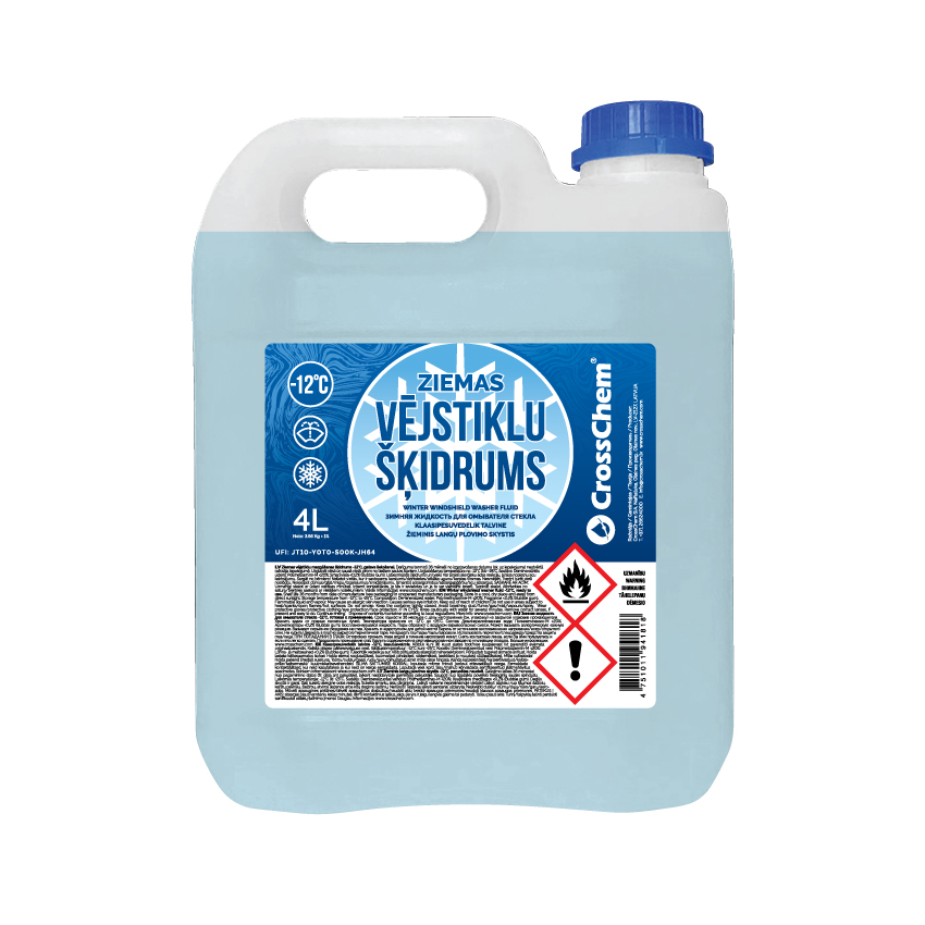 CrossChem Winter windshield washer fluid -12°C ETA 4L (159 pcs on